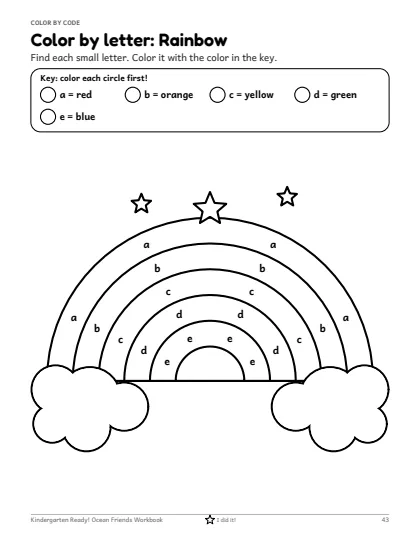 Preview of Color by Letter