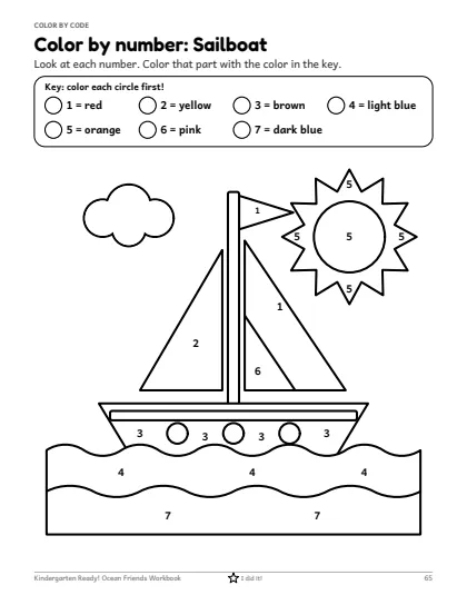 Preview of Color by Number